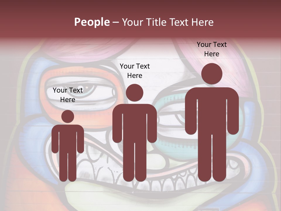 Vector Aerosol Face PowerPoint Template