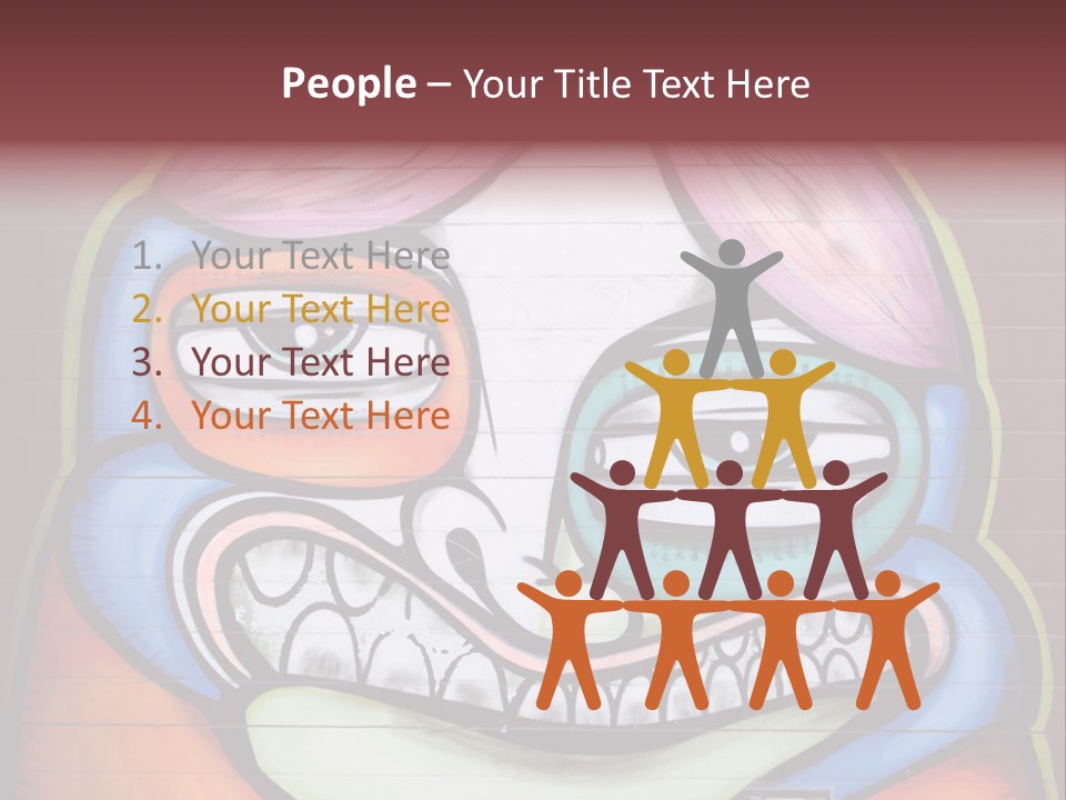 Vector Aerosol Face PowerPoint Template