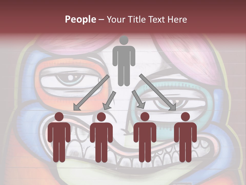 Vector Aerosol Face PowerPoint Template