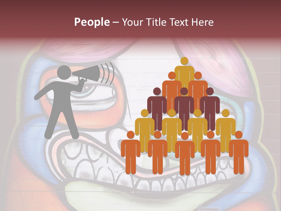 Vector Aerosol Face PowerPoint Template