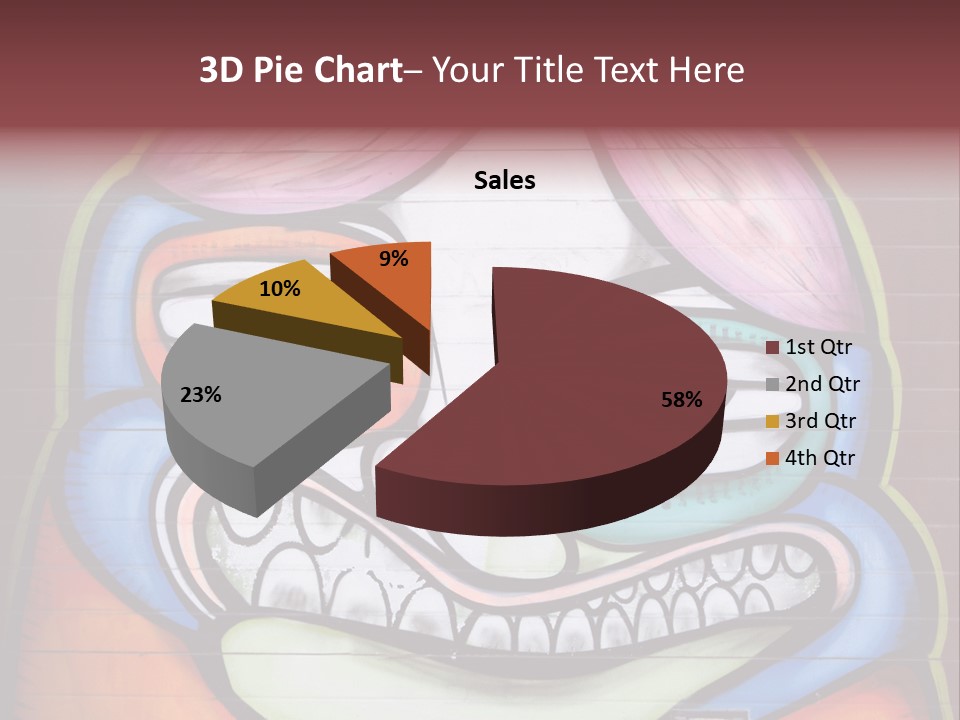 Vector Aerosol Face PowerPoint Template