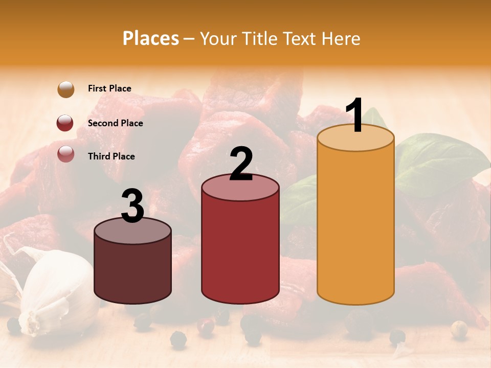 Kitchen Barbecue Piece PowerPoint Template