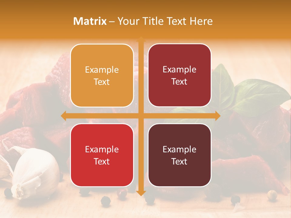 Kitchen Barbecue Piece PowerPoint Template