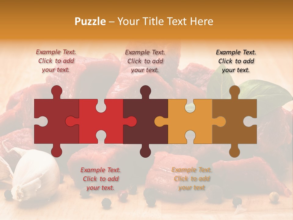 Kitchen Barbecue Piece PowerPoint Template