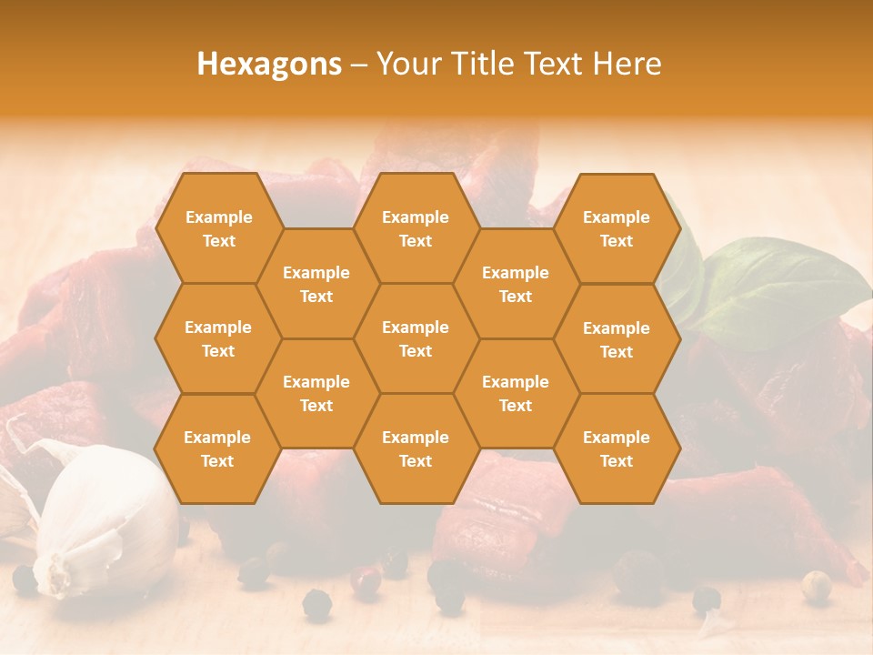 Kitchen Barbecue Piece PowerPoint Template