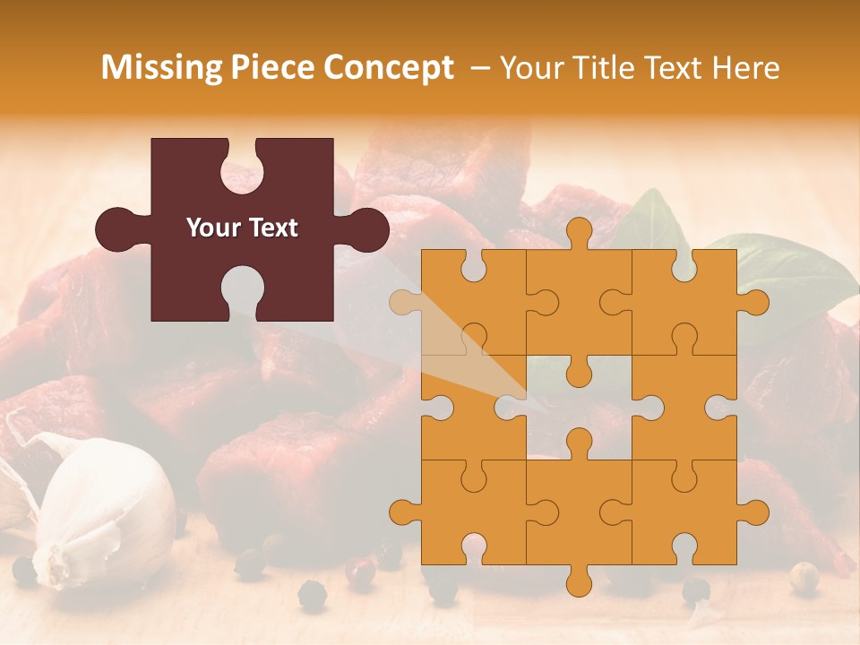 Kitchen Barbecue Piece PowerPoint Template