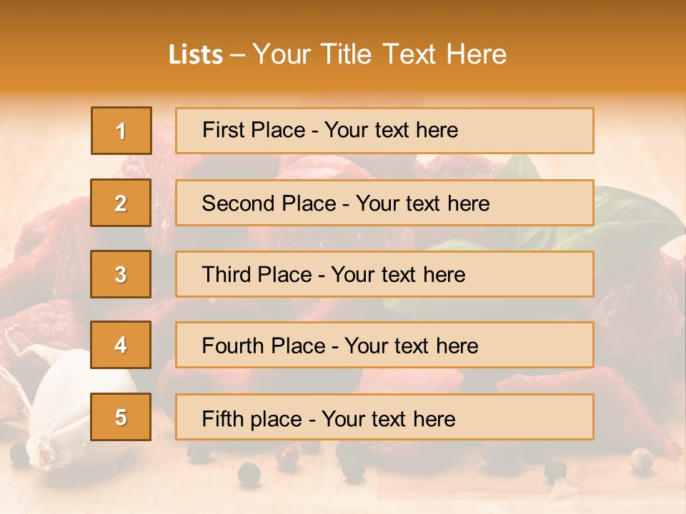 Kitchen Barbecue Piece PowerPoint Template