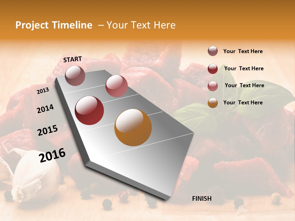 Kitchen Barbecue Piece PowerPoint Template