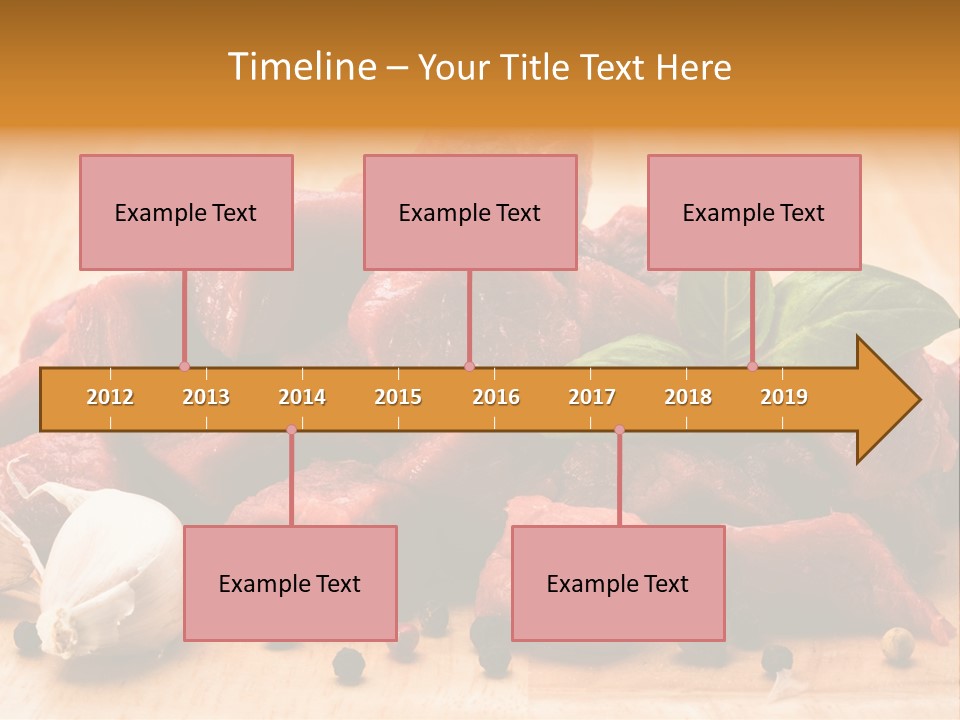 Kitchen Barbecue Piece PowerPoint Template
