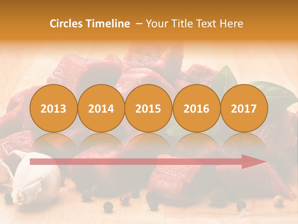 Kitchen Barbecue Piece PowerPoint Template