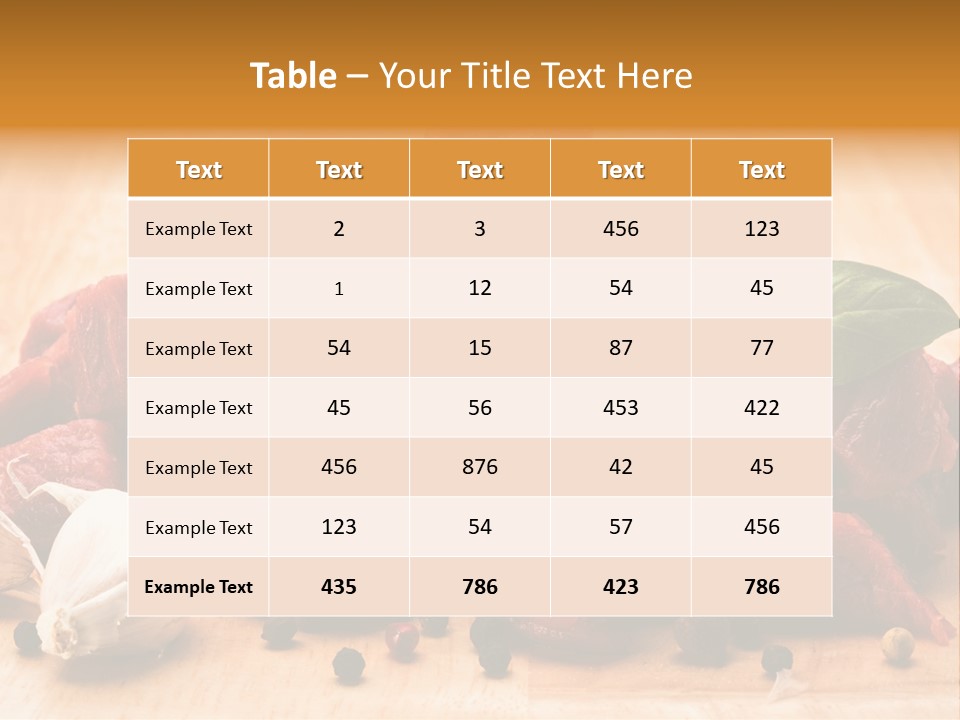 Kitchen Barbecue Piece PowerPoint Template