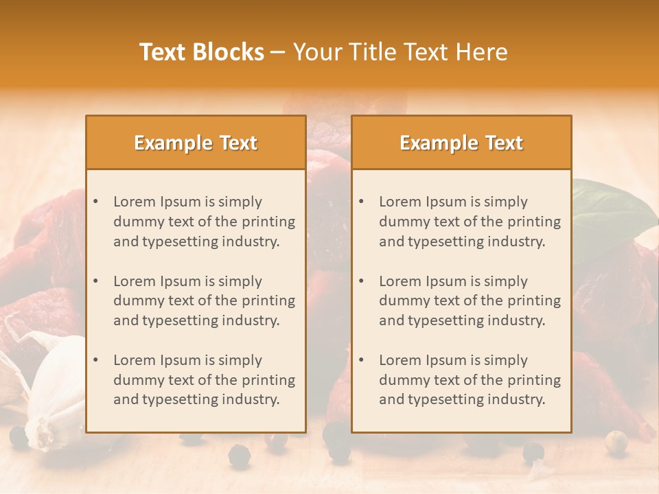 Kitchen Barbecue Piece PowerPoint Template