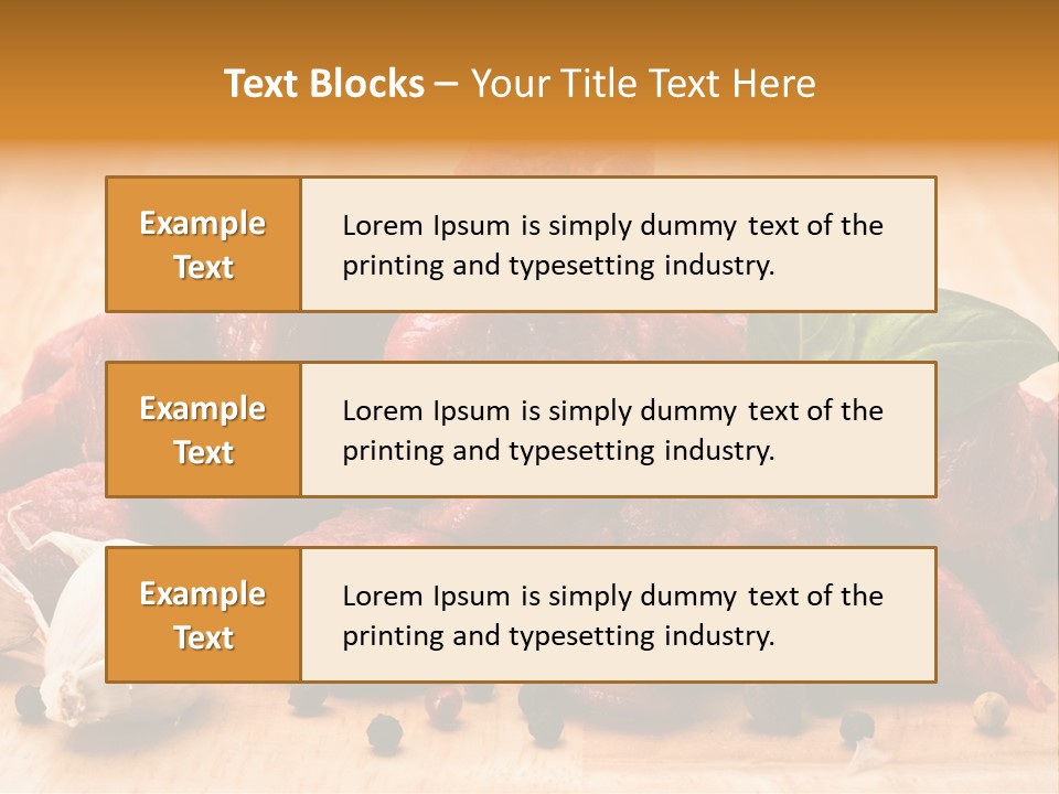 Kitchen Barbecue Piece PowerPoint Template
