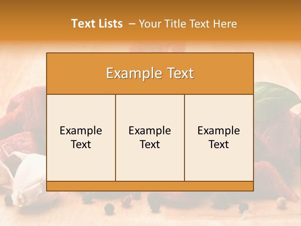 Kitchen Barbecue Piece PowerPoint Template