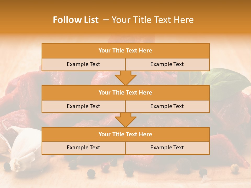 Kitchen Barbecue Piece PowerPoint Template