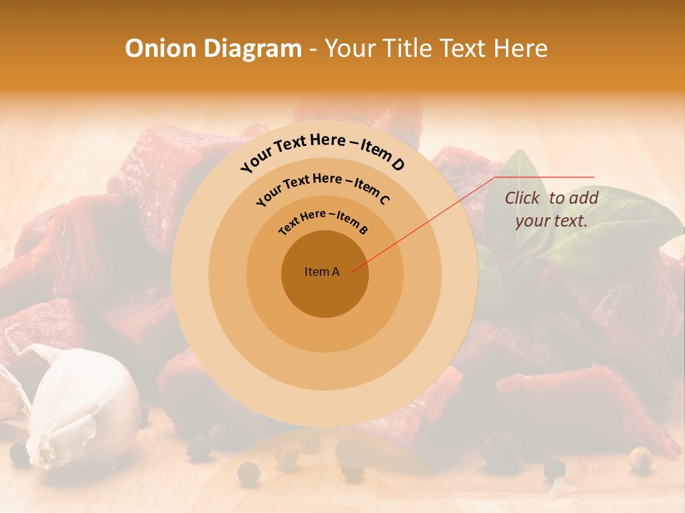 Kitchen Barbecue Piece PowerPoint Template