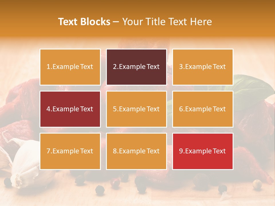 Kitchen Barbecue Piece PowerPoint Template