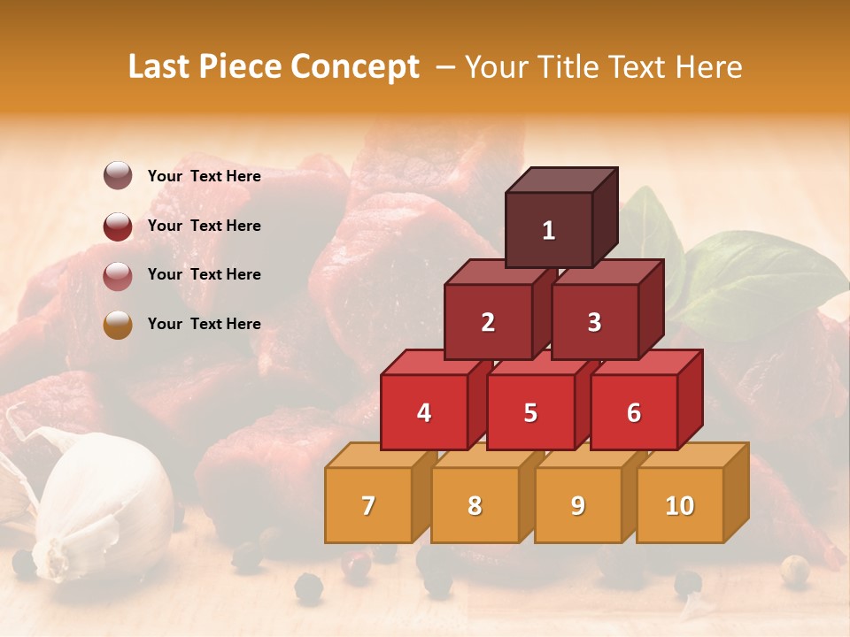 Kitchen Barbecue Piece PowerPoint Template