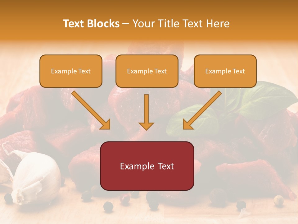 Kitchen Barbecue Piece PowerPoint Template
