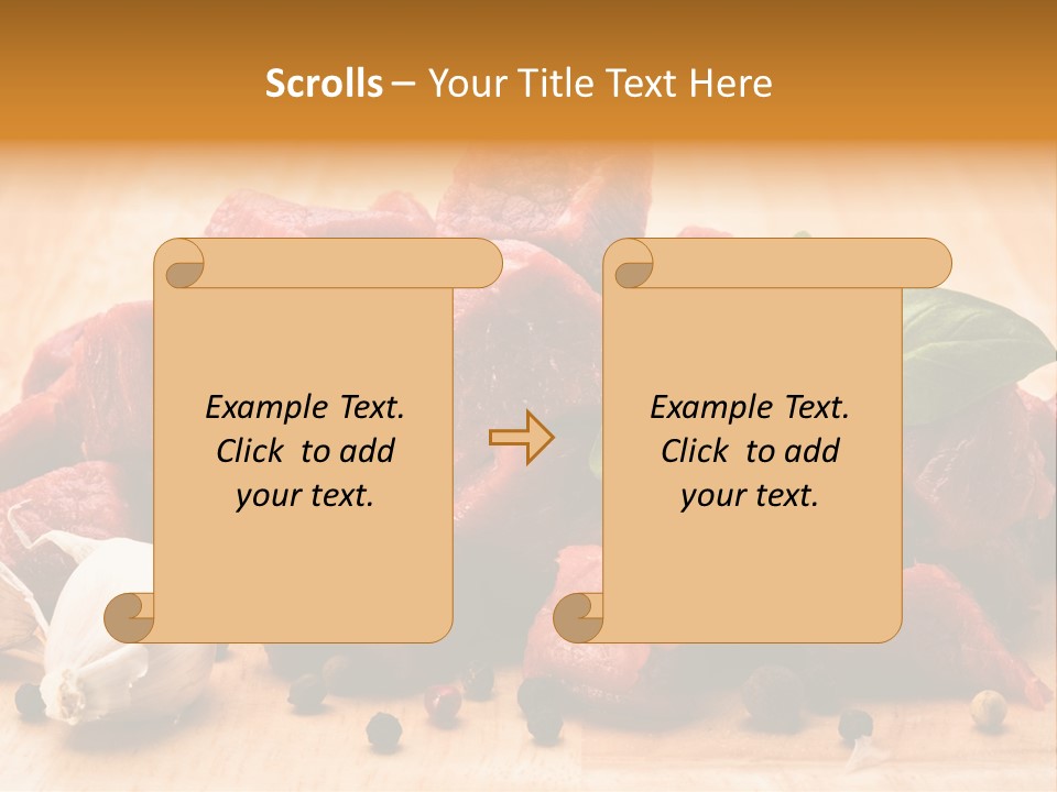 Kitchen Barbecue Piece PowerPoint Template