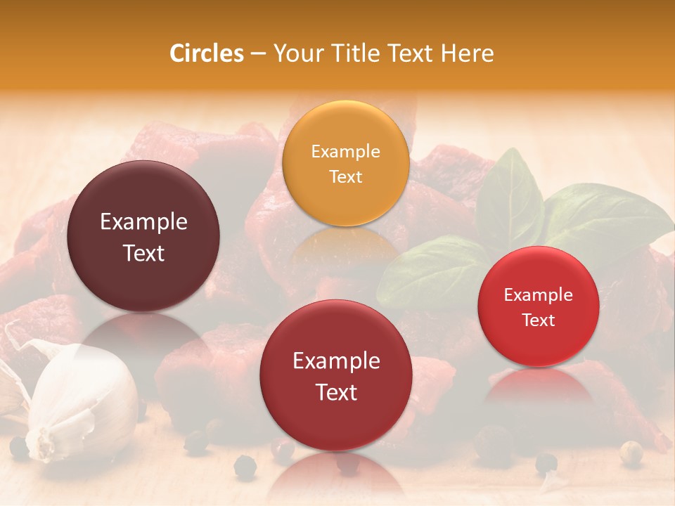 Kitchen Barbecue Piece PowerPoint Template