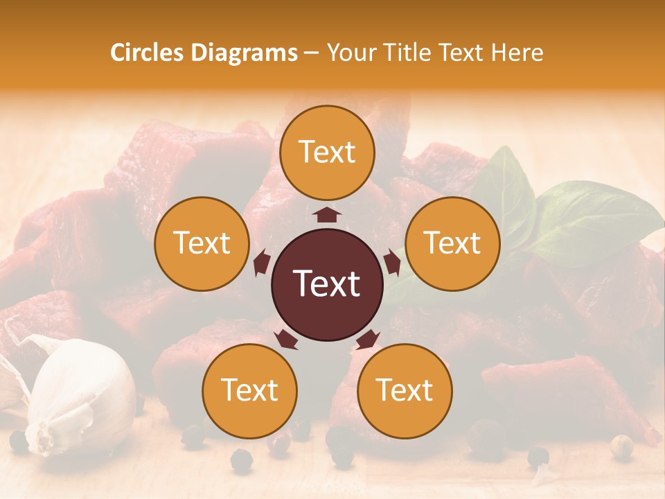 Kitchen Barbecue Piece PowerPoint Template