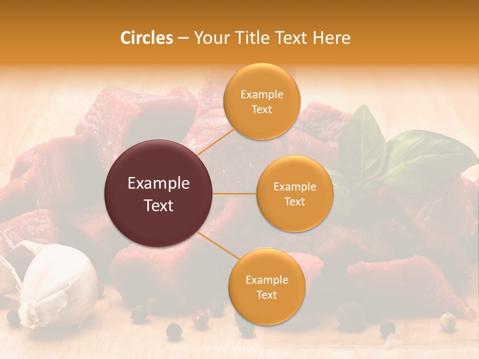 Kitchen Barbecue Piece PowerPoint Template