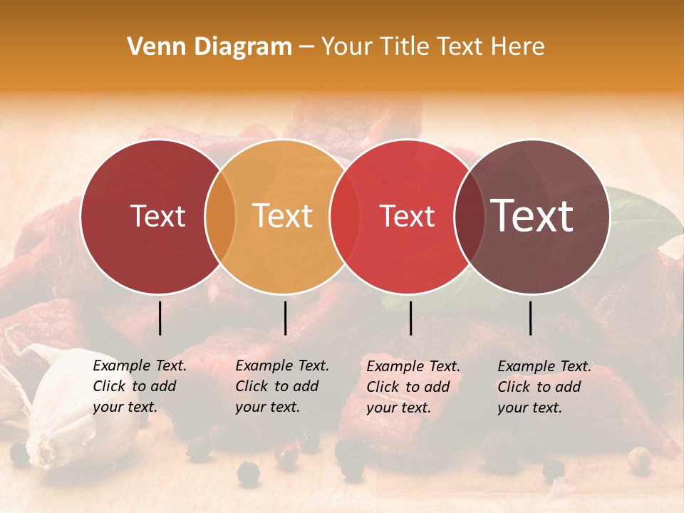 Kitchen Barbecue Piece PowerPoint Template