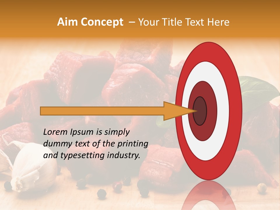 Kitchen Barbecue Piece PowerPoint Template