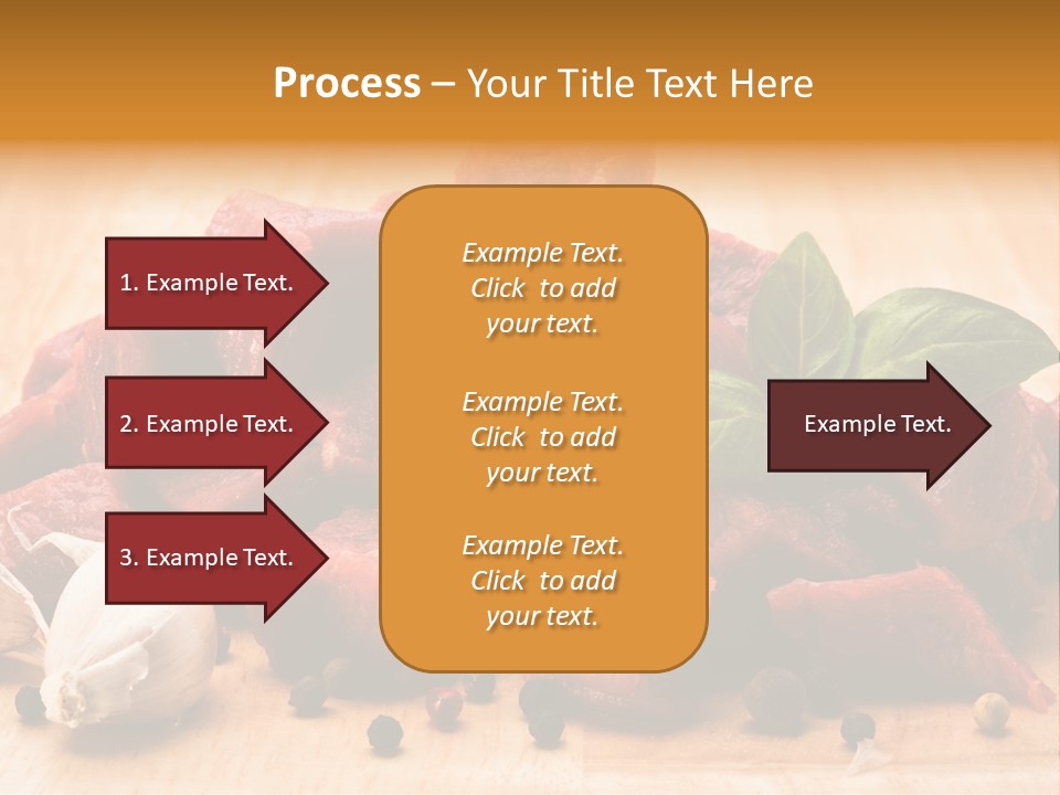 Kitchen Barbecue Piece PowerPoint Template