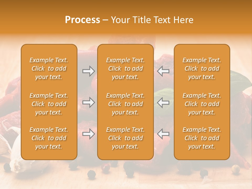 Kitchen Barbecue Piece PowerPoint Template