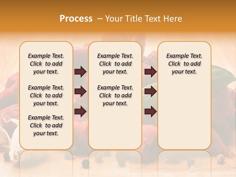 Kitchen Barbecue Piece PowerPoint Template