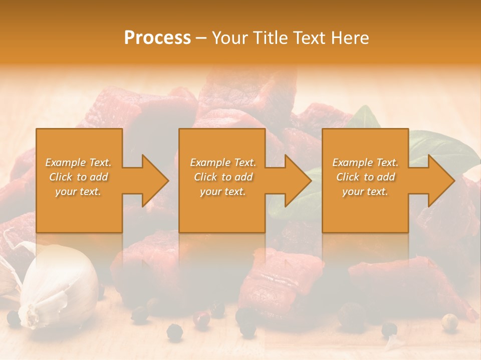 Kitchen Barbecue Piece PowerPoint Template