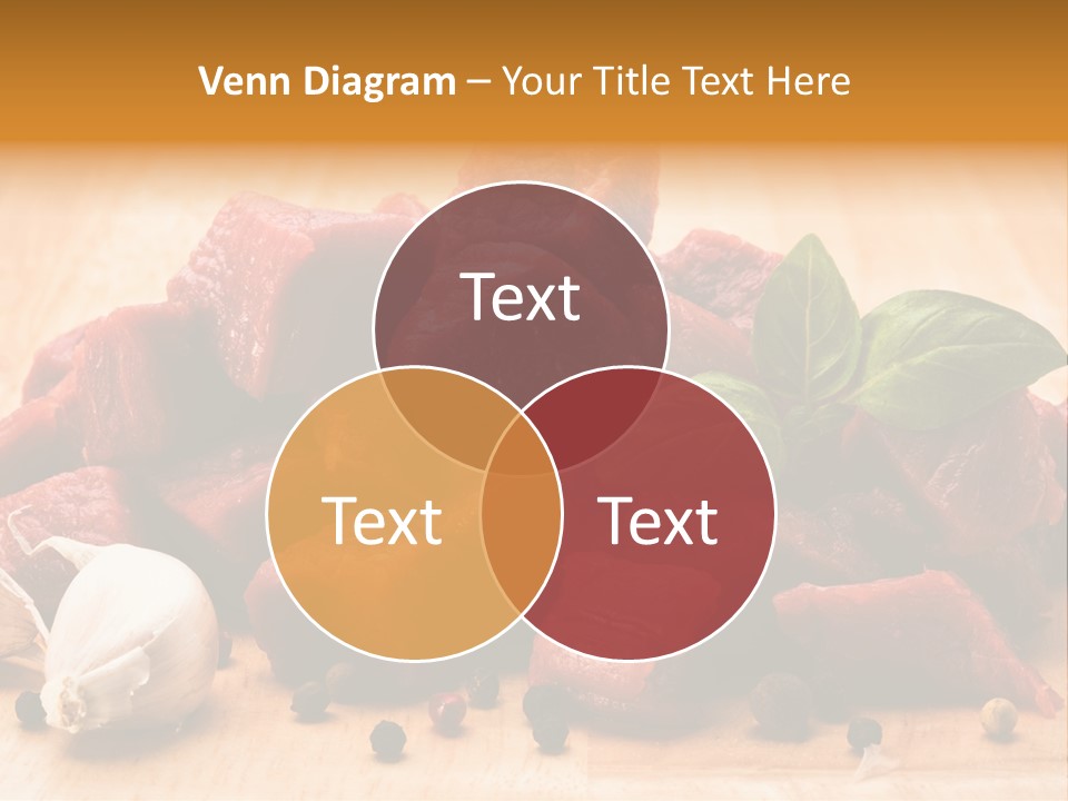 Kitchen Barbecue Piece PowerPoint Template