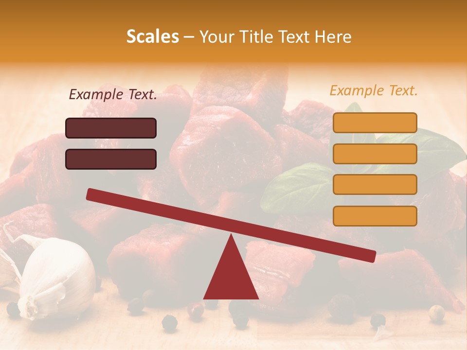 Kitchen Barbecue Piece PowerPoint Template