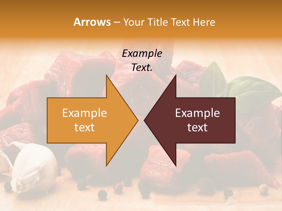 Kitchen Barbecue Piece PowerPoint Template