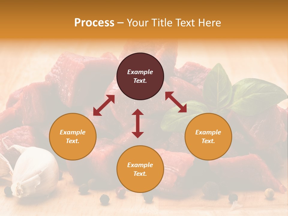 Kitchen Barbecue Piece PowerPoint Template