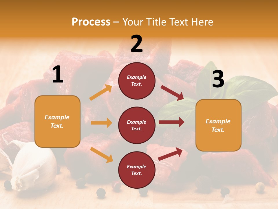 Kitchen Barbecue Piece PowerPoint Template