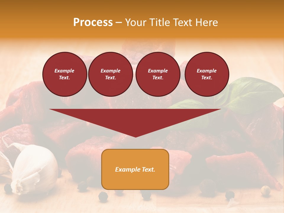 Kitchen Barbecue Piece PowerPoint Template