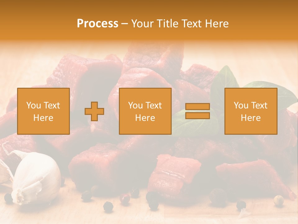 Kitchen Barbecue Piece PowerPoint Template