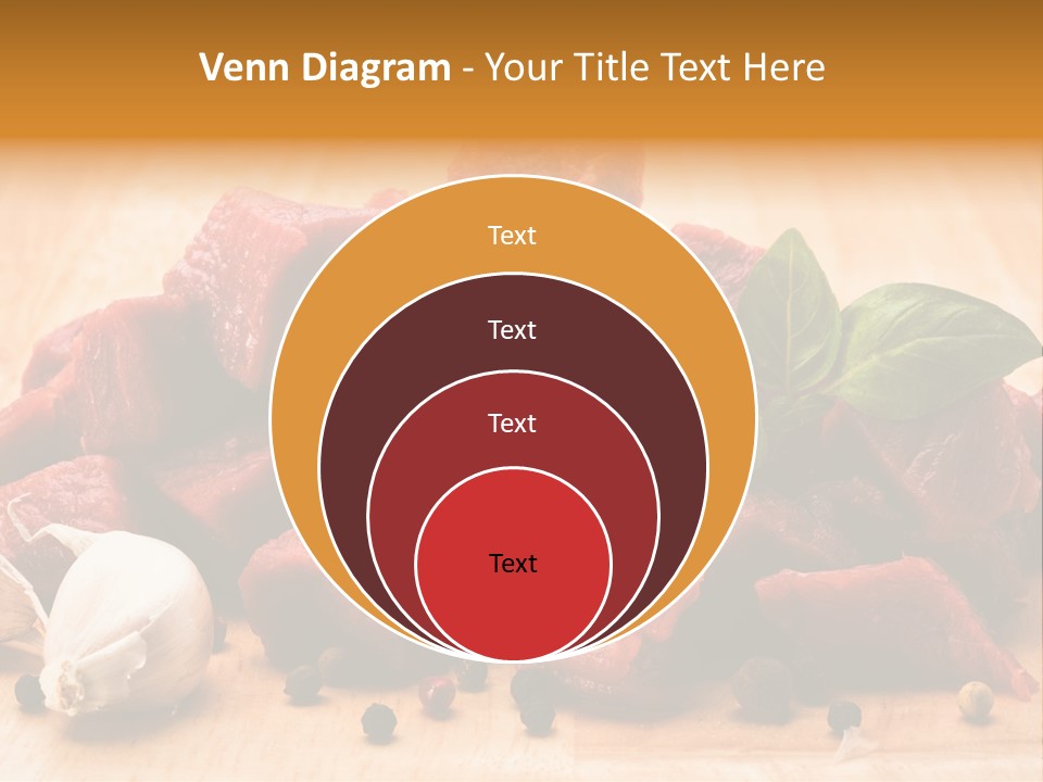 Kitchen Barbecue Piece PowerPoint Template