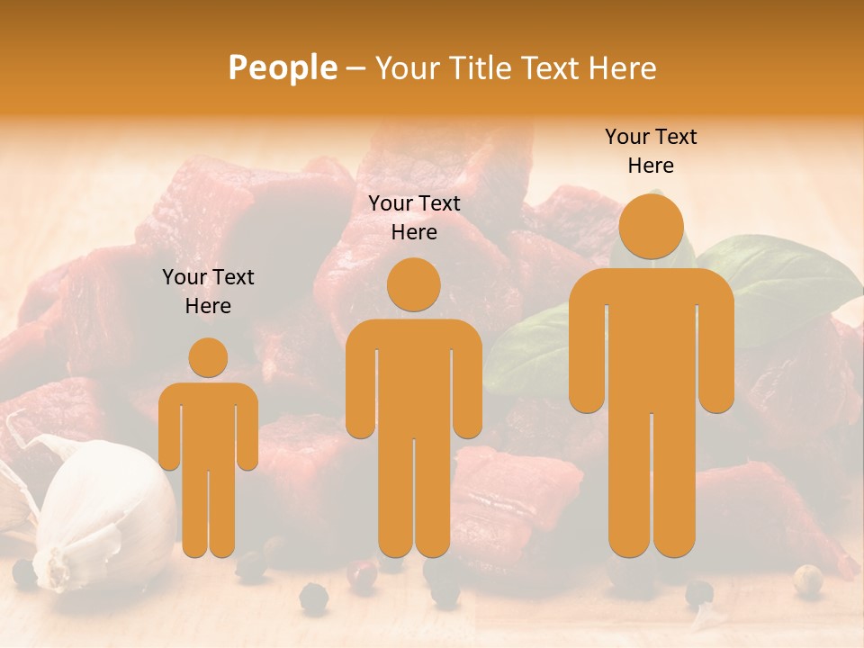 Kitchen Barbecue Piece PowerPoint Template