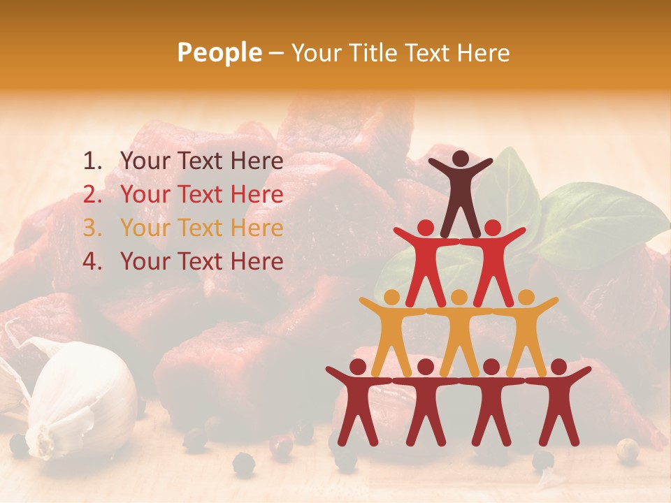 Kitchen Barbecue Piece PowerPoint Template