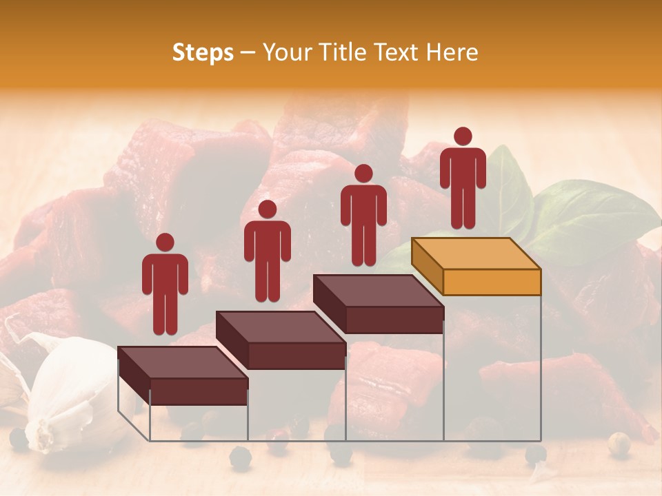 Kitchen Barbecue Piece PowerPoint Template