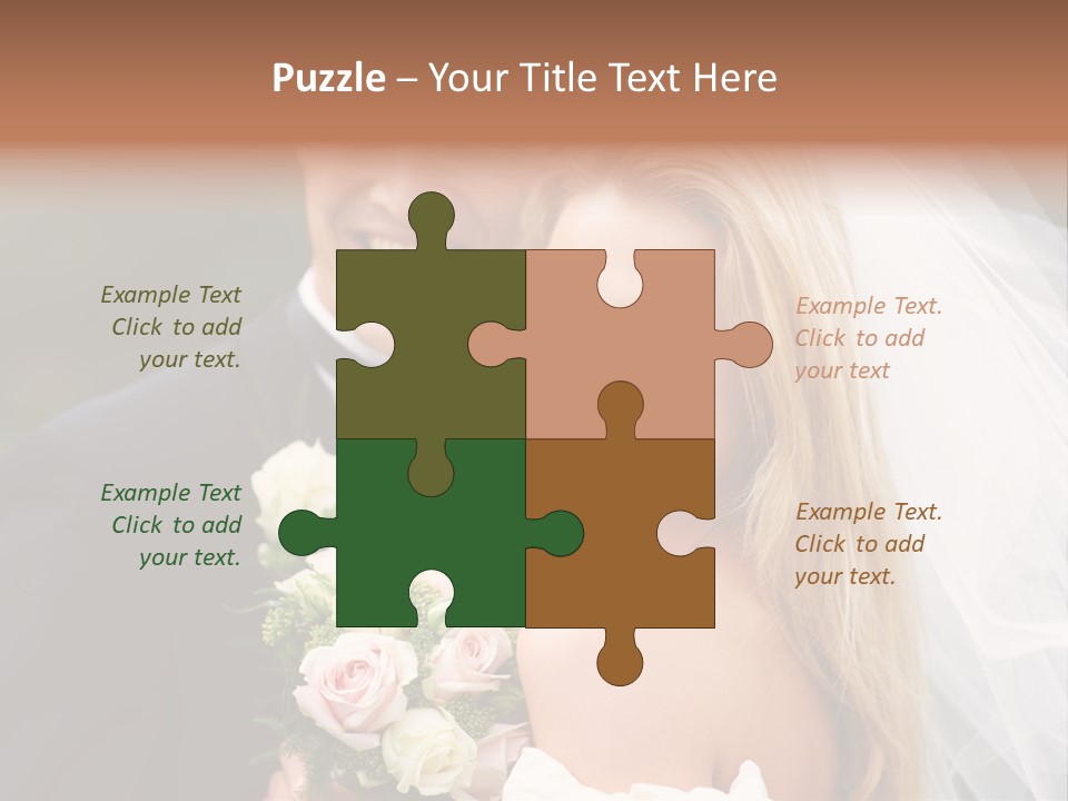 White Union Wife PowerPoint Template