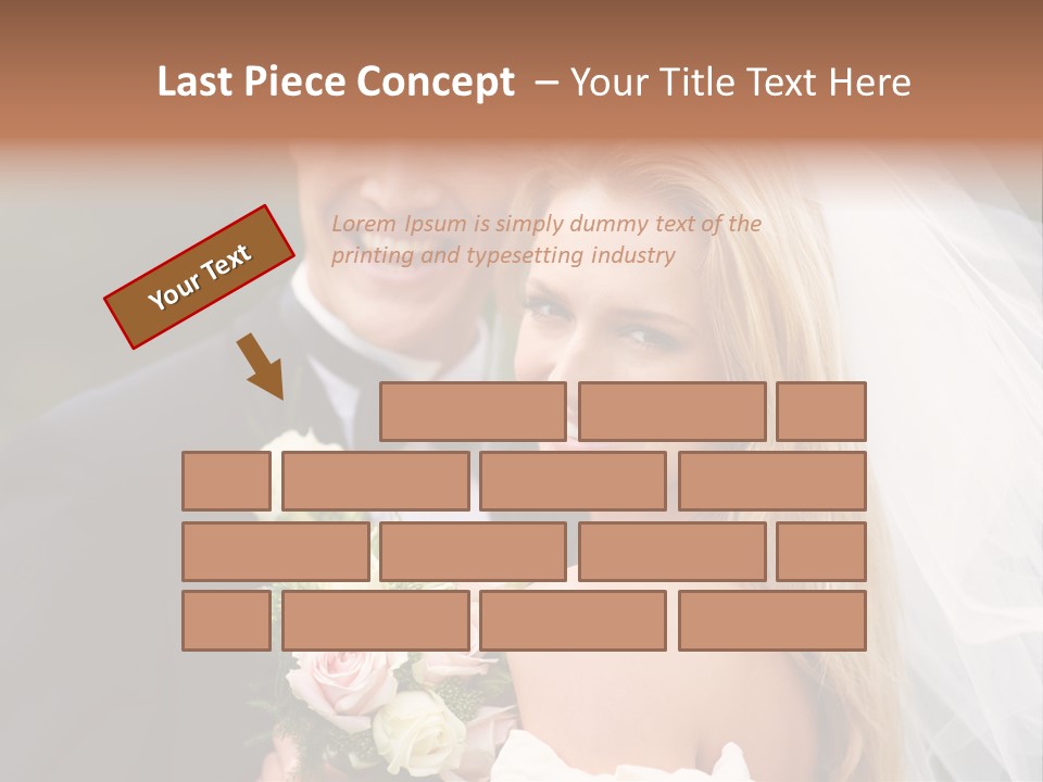 White Union Wife PowerPoint Template