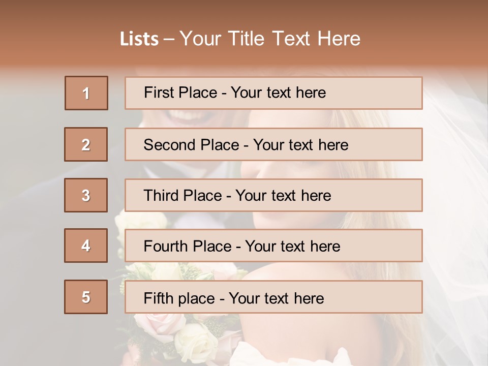 White Union Wife PowerPoint Template
