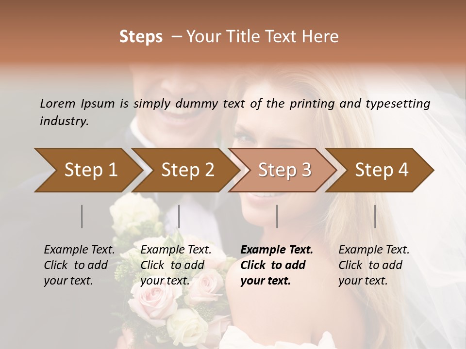 White Union Wife PowerPoint Template