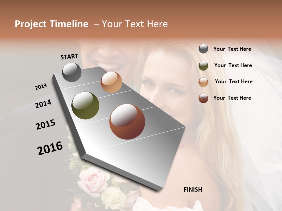 White Union Wife PowerPoint Template
