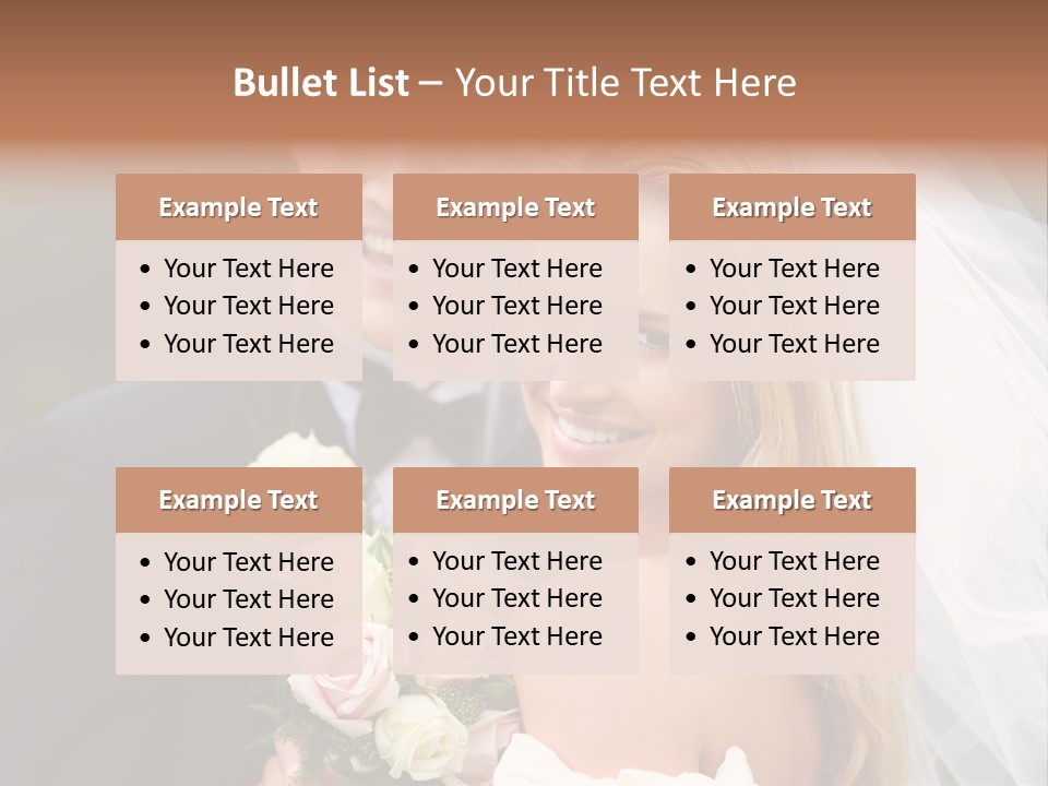 White Union Wife PowerPoint Template